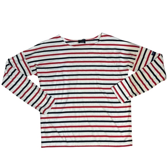 Saint James For Ralph Lauren Striped Long Sleeve Tee - Picture 1 of 8
